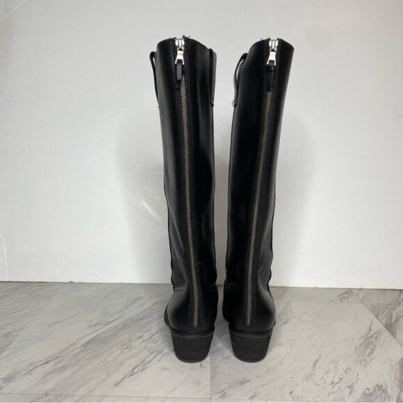Sofft Astoria Black Leather Tall Boot 8M - Picture 3 of 15